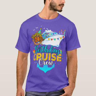 24e verjaardag Cruise Crew T-shirt