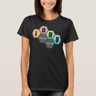 24e Verjaardag Dames Mannen 24 Jaar 1998 8 T-shirt