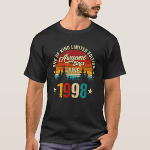 24e verjaardag Geweldige sinds juni 1998 epic T-shirt