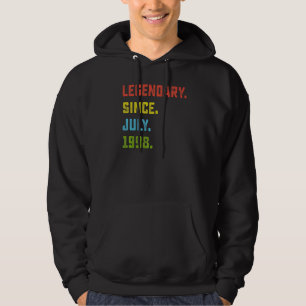 24e verjaardag Legenda sinds juli 1998 24 jaar Hoodie