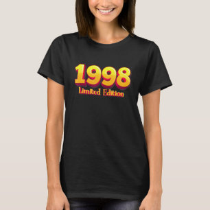 24e verjaardag Mannen dames 24 jaar 1998 7 T-shirt