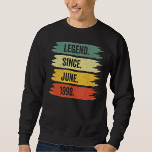 24e verjaardag Retro  Legends werden geboren in J Trui