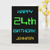 24e verjaardag van Fun Digital Computing Kaart (Gele Bloem)