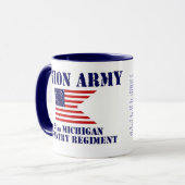 24ème Régiment d'infanterie du Michigan, tasse de (Devant gauche)