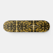 24K Gold Dragon Inlay Element Custom Pro Board Skateboard (Horizontaal)