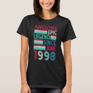 24ste verjaardag Geweldige epische legende sinds T-shirt