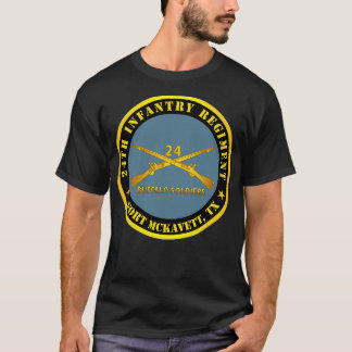 24th Infantry Regiment Fort McKavett TX Buffalo So T-shirt