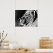 24x18 poster leeuw (Keuken)