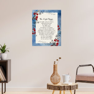 24x30 Het Onze Vader-posterprint Poster
