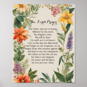 24x30 Het Onzevadersposterprint Poster