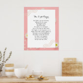 24x30 Poster de prière du Seigneur Imprimer (Cuisine)