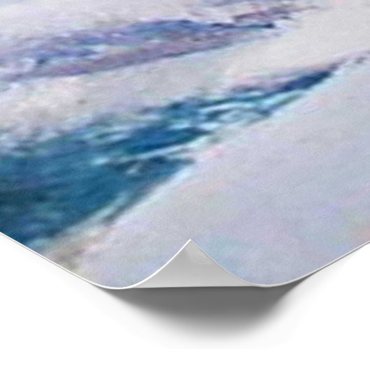 24x36 Poster de Paysage marin, Plage, Peinture océ (Coin)