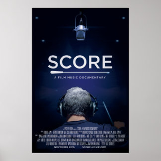 24x36 Poster SCORE : Un documentaire de musique de