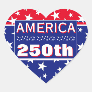 250 AMERIKA HART STICKER