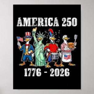 250 Amerika Jaren 1776 2026 250ste Verjaardag Gans Poster