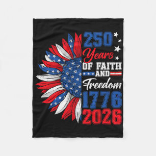 250 Amerika Jaren Vrijheid 1776 2026 250ste Verjaa Fleece Deken