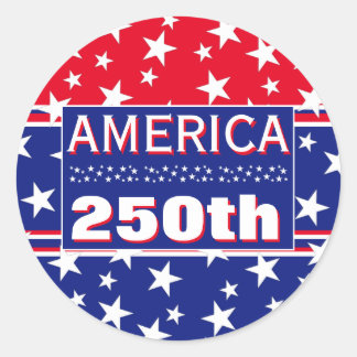 250 AMERIKA RONDE STICKER