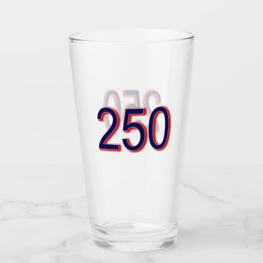 250 Anniversary Glas (Voorkant)