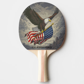 250 Anniversary USA Freedom 2026, American Flag Pi Tafeltennisbatje
