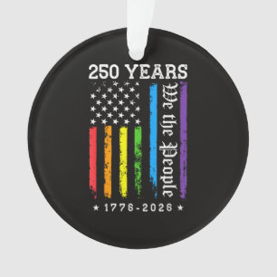 250 Ans de Drapeau de Fierté LGBT Américain 250e A