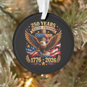 250 Ans de Foi Liberté Aigle Patriotique