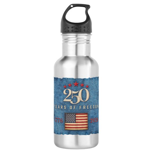 250 Ans de Liberté - Bouteille d'Eau (Devant)