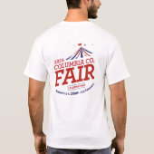 250 Hommes T-shirt Blanche (Dos)