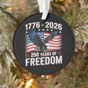 250 Jaar 1776 2026 250ste 4de Juli Ornament