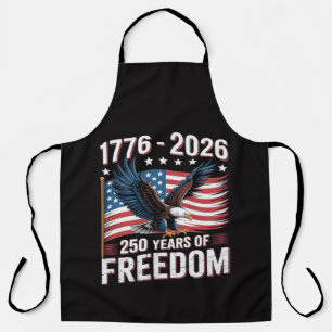 250 Jaar 1776 2026 250ste 4de Juli Schort