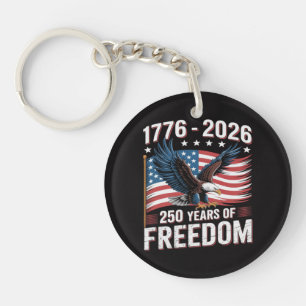 250 Jaar 1776 2026 250ste 4de Juli Sleutelhanger