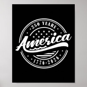 250 Jaar 1776-2026 250ste verjaardag, 4 juli Poster