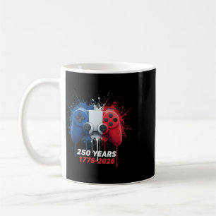 250 Jaar 1776-2026 250ste Verjaardag Gamen Gamer V Koffiemok