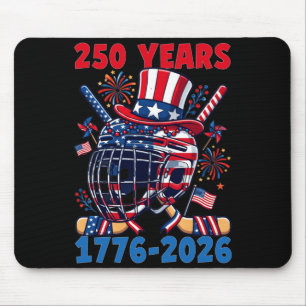 250 Jaar 1776 2026 250ste Verjaardag IJshockey Muismat