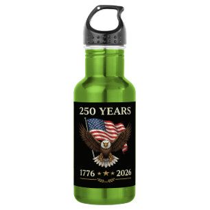 250 Jaar 1776 2026 Adelaar Amerikaanse Vlag Waterfles