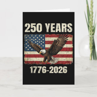 250 Jaar 1776–2026 Adelaar En Vlag Amerikaanse Pat Kaart