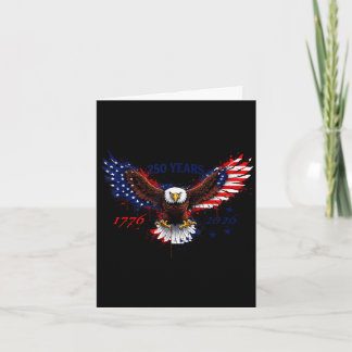 250 jaar 1776–2026 amerikaanse adelaar patriottisc kaart