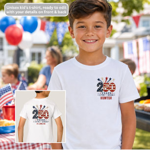 250 Jaar 1776-2026 Kinder T-shirt Onafhankelijkhei