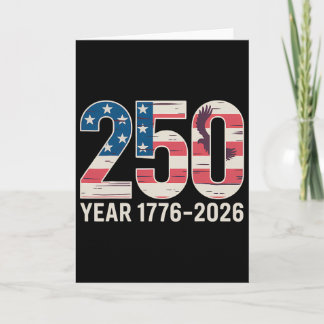 250 Jaar 1776-2026 Patriottische Viering Kaart
