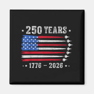 250 Jaar 1776 2026 Verjaardag USA voor Mannen Vrou Magneet