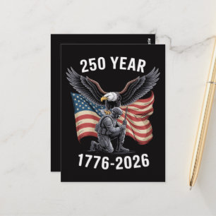 250 Jaar 250ste Verjaardag VS 4 juli Briefkaart