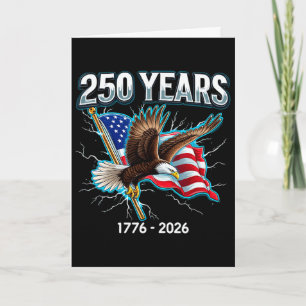 250 Jaar Adelaar En Vlag 1776-2026 250ste Verjaard Kaart