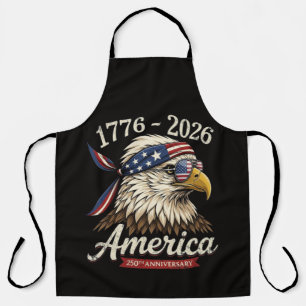 250 Jaar Amerika 1776 2026 Adelaar Vintage Schort