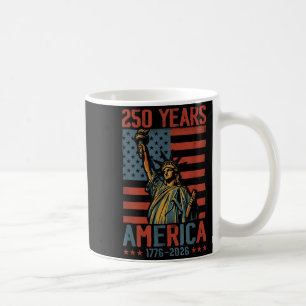 250 Jaar Amerika 1776-2026 Vlag Standbeeld van de Koffiemok