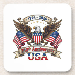 250 Jaar Amerika 250e 4 juli Viering 1 Bier Onderzetter