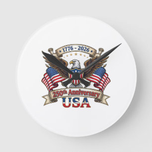 250 Jaar Amerika 250e 4 juli Viering 1 Ronde Klok