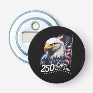 250 Jaar Amerika 250e Verjaardag Patriottisch USA Button Flesopener