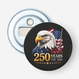 250 Jaar Amerika 250e Verjaardag Patriottisch VS Button Flesopener