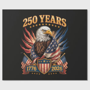 250 Jaar Amerika 250e Verjaardag Usa Patriottisch Cadeaupapier