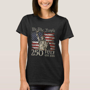 250 jaar Amerika 250e verjaardag VS Vlag 4 T-shirt