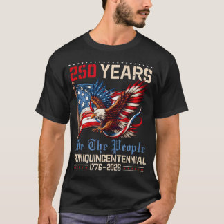 250 Jaar Amerika 250e Verjaardag VS Vlag T-shirt